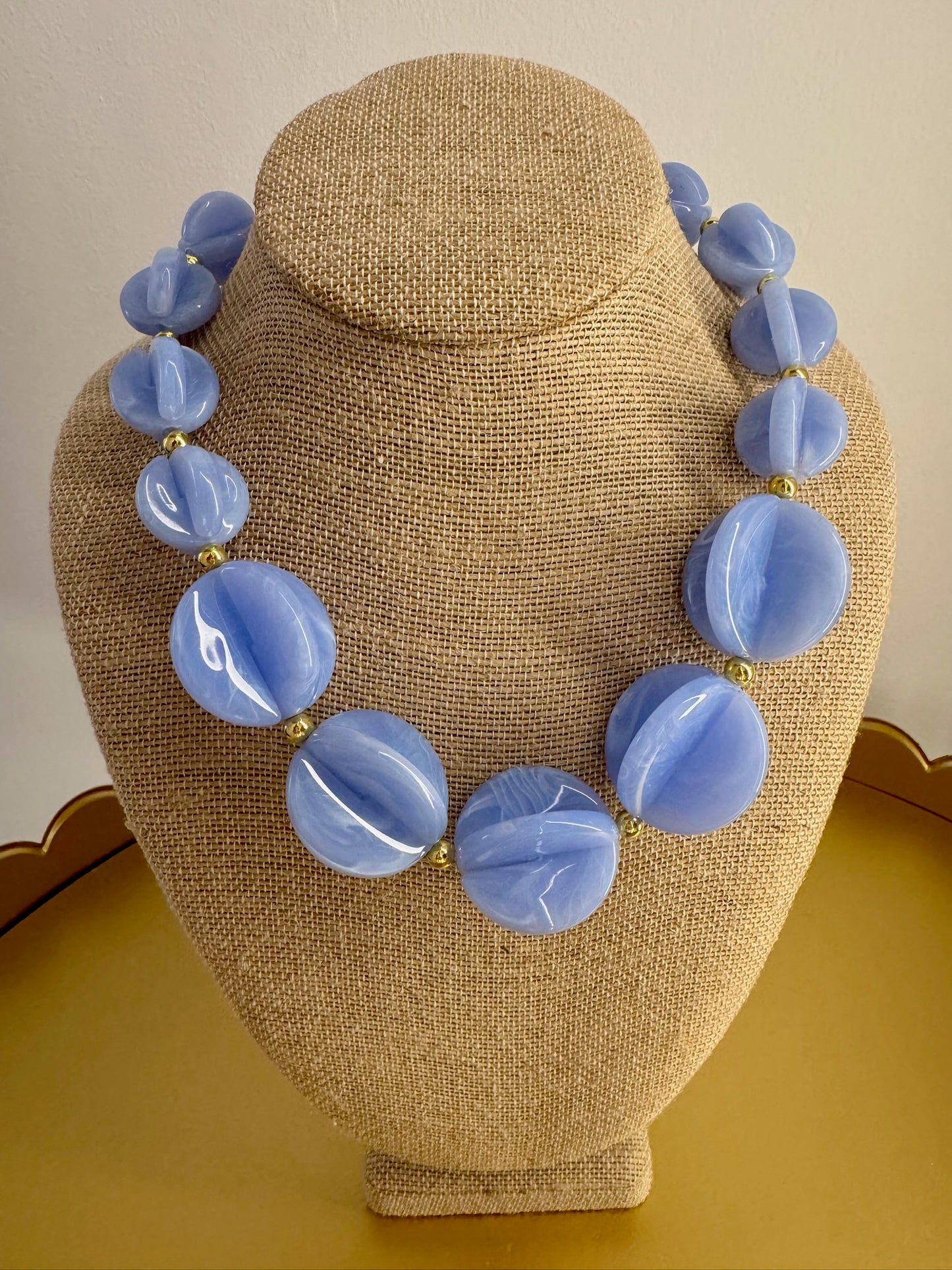Chunky Periwinkle Necklace