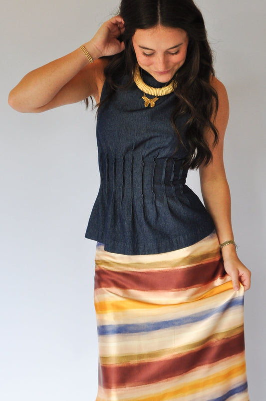 THE REMI DENIM TOP