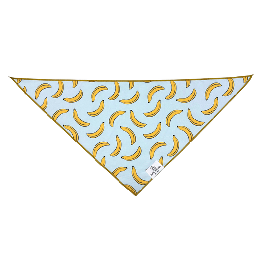 Bananas Dog Bandana: S/M
