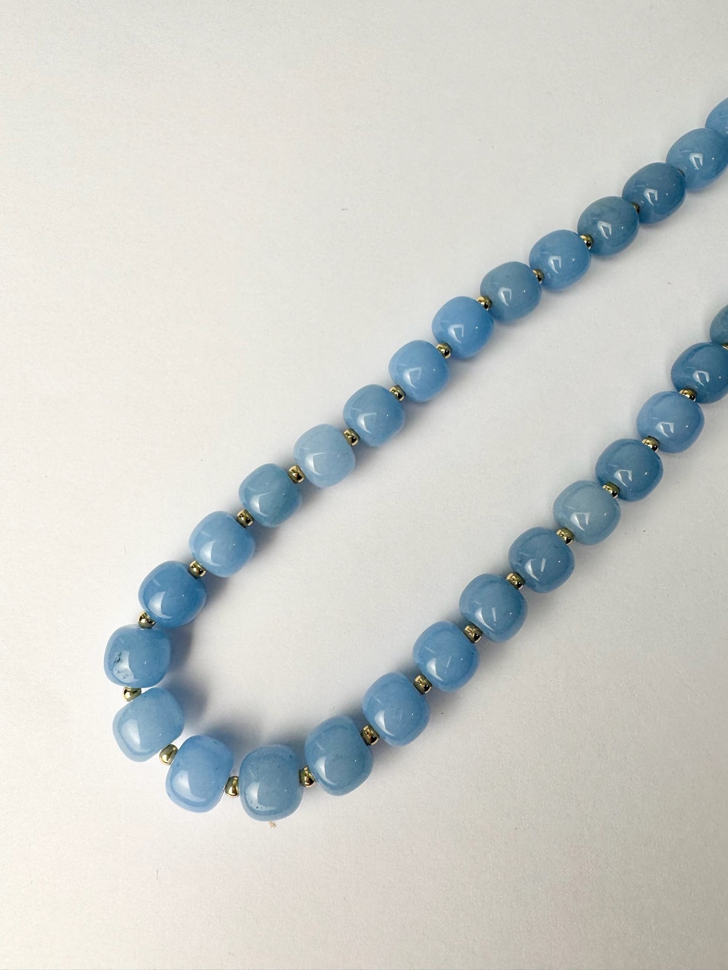 Periwinkle Small Beaded Necklace