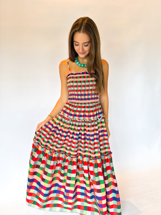 THE ADDY COLOR BLOCK DRESS