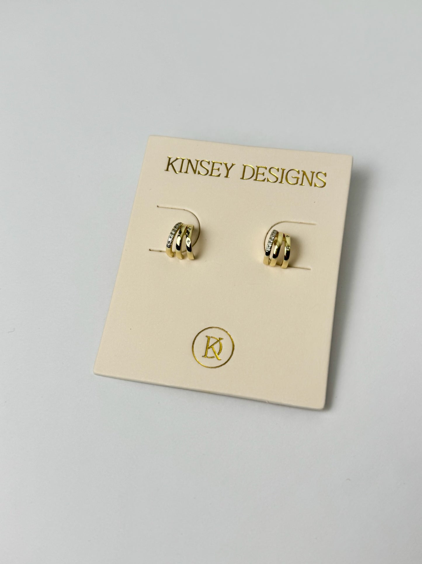TEDDY TRIPLE EARRING