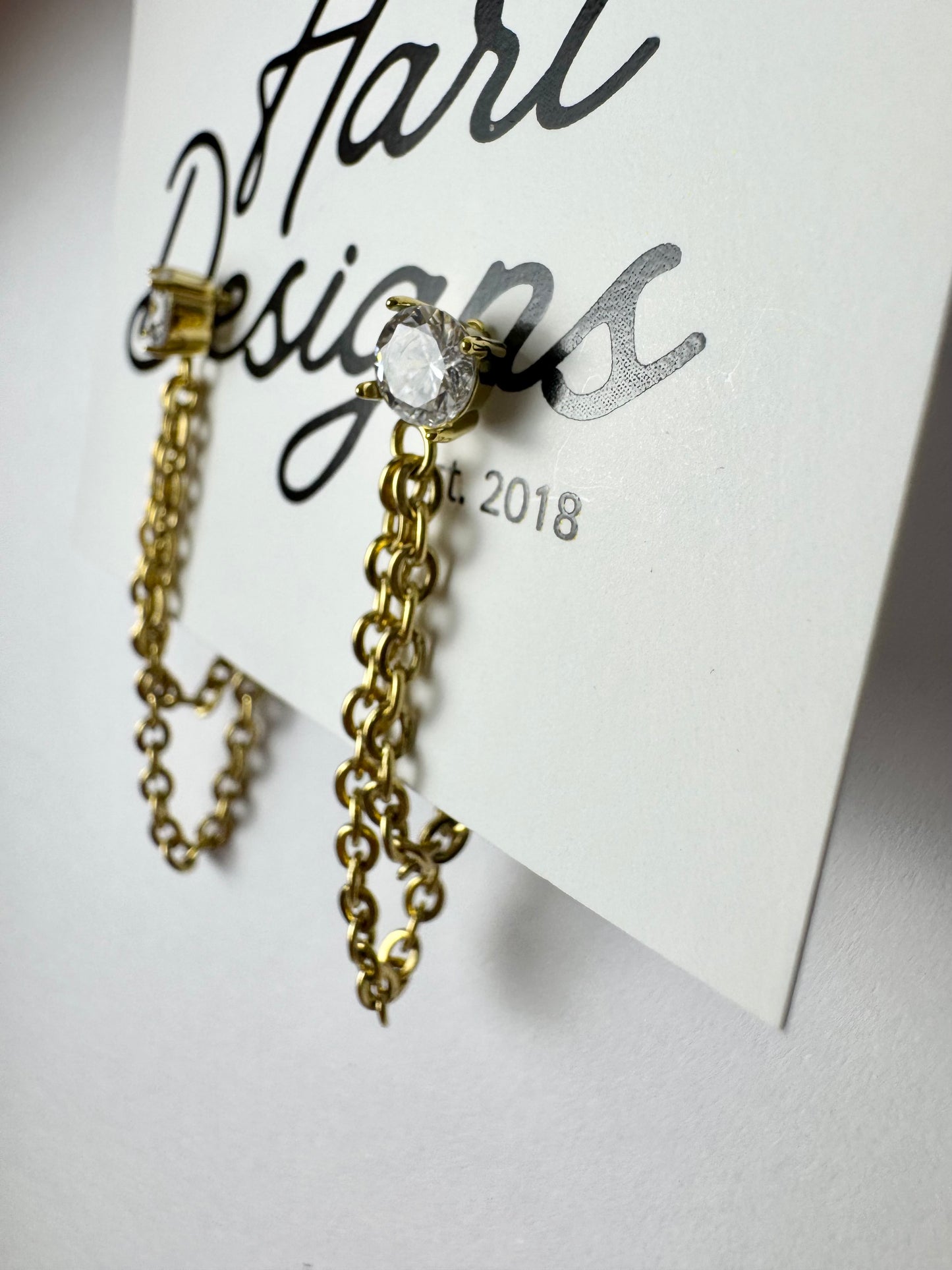 Stud Dangle Earrings