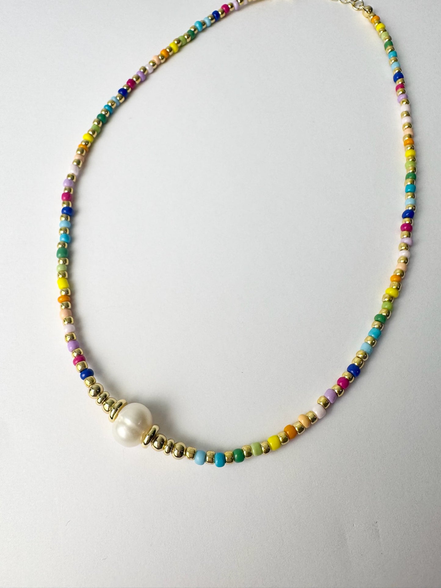 Pearl Colorful Waterproof Necklace
