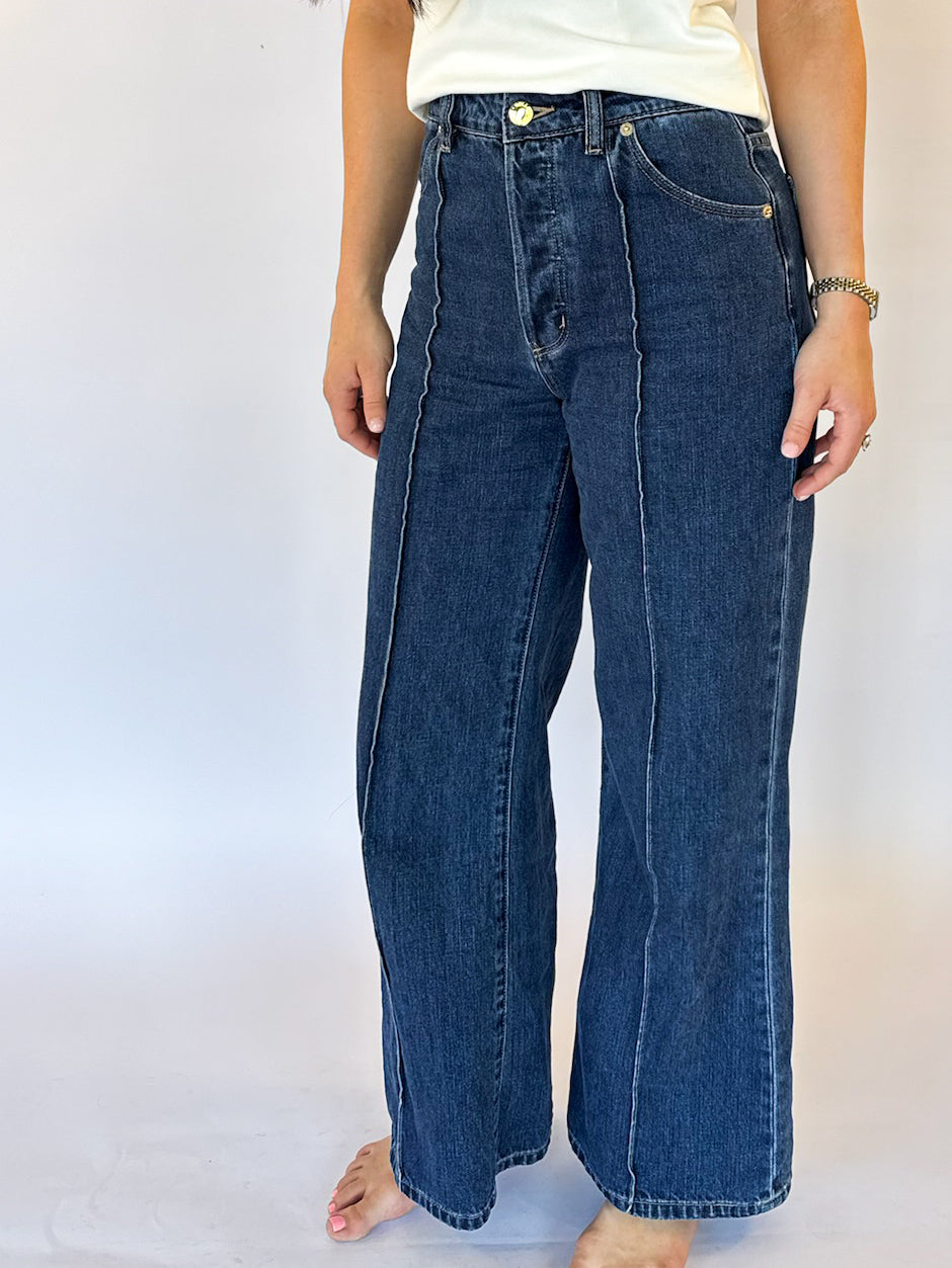 THE SAILOR SCOOP JEANS - PACIFIC BLUE