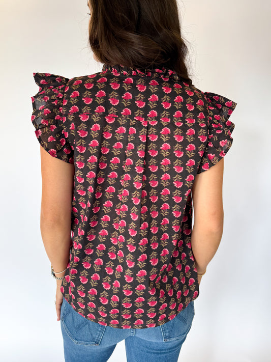 THE EVERLY TOP - BROWN