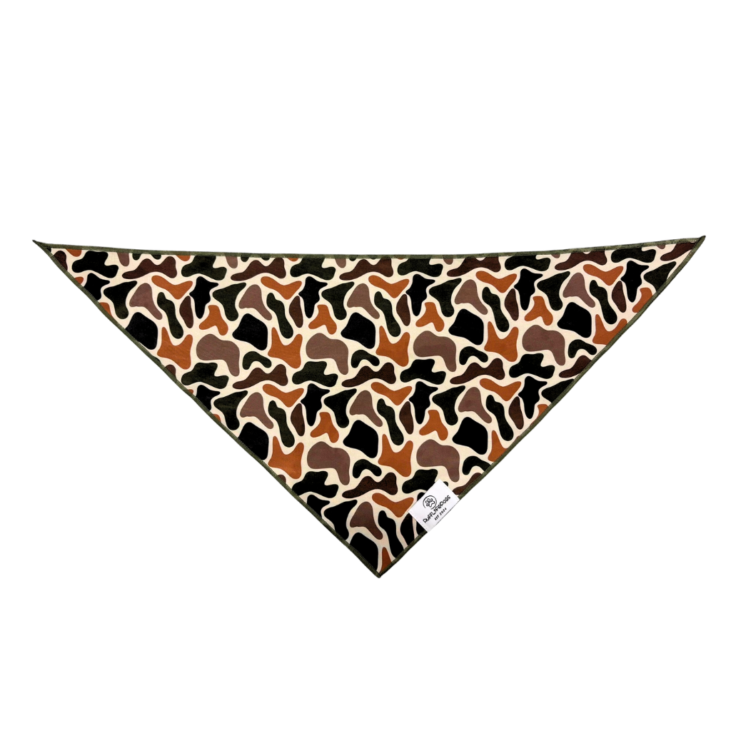 Camo Dog Bandana: L/XL
