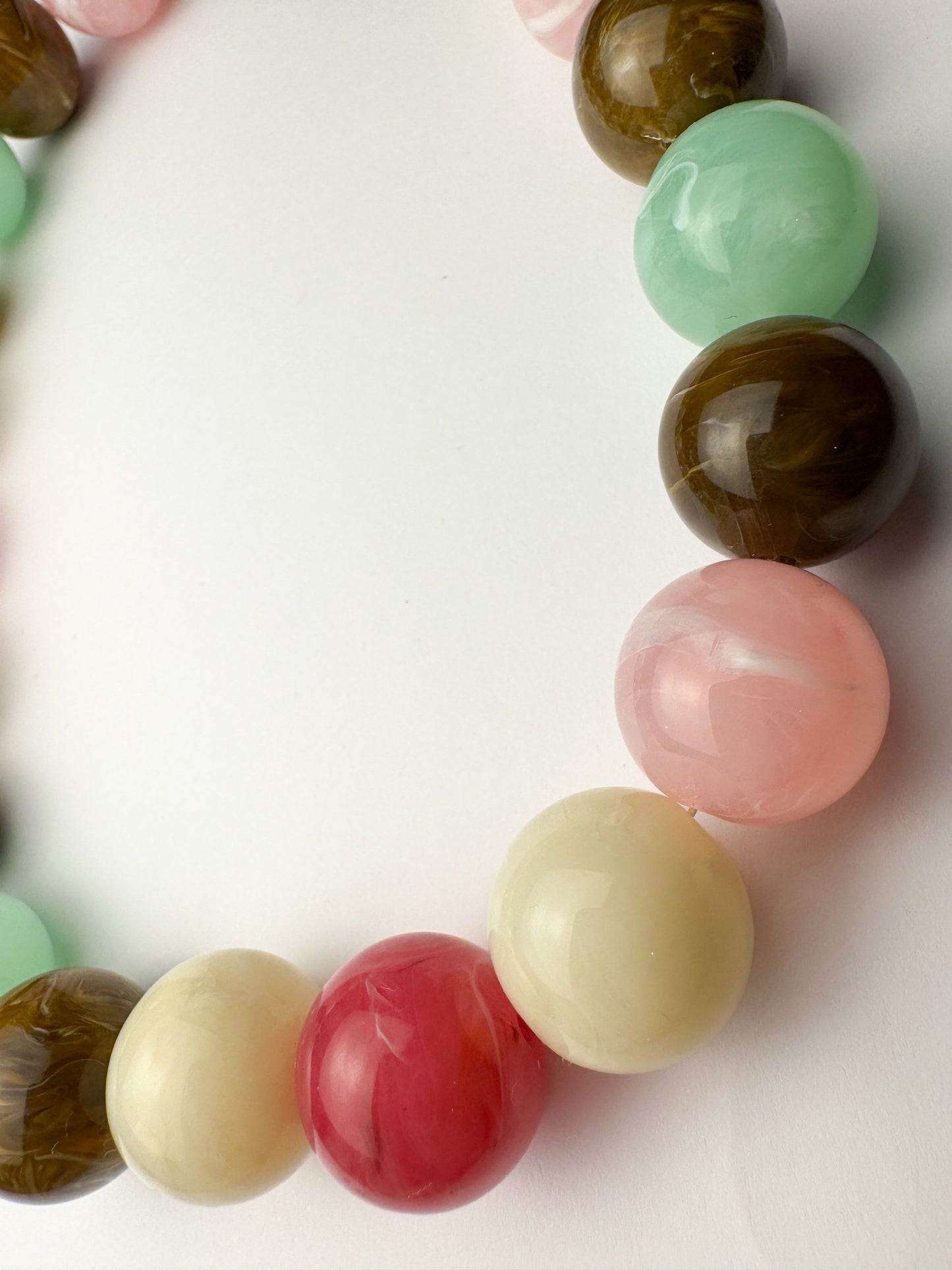 Multi Color Beaded Necklace