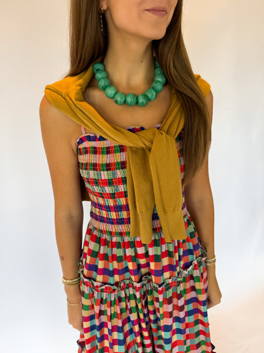 THE ADDY COLOR BLOCK DRESS