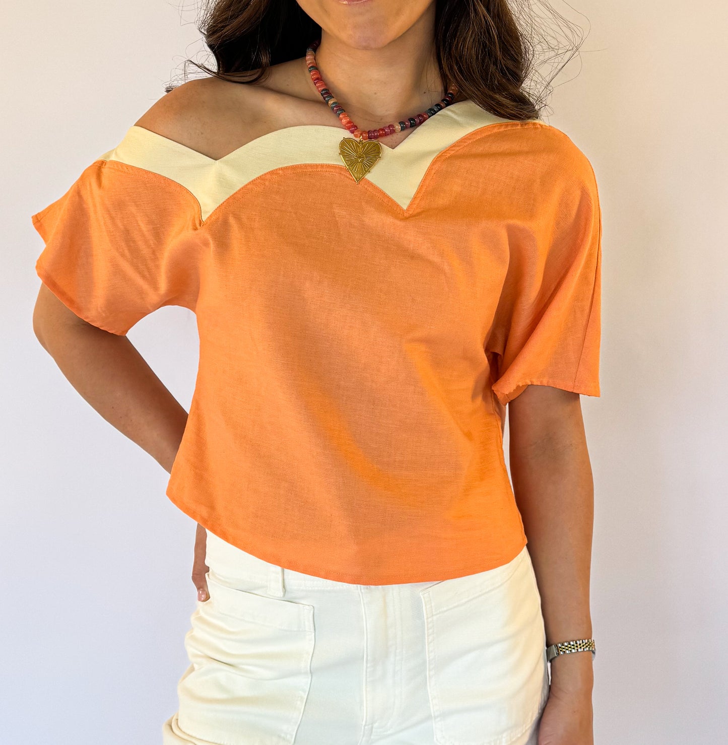 THE ADELYN SCALLOP TOP