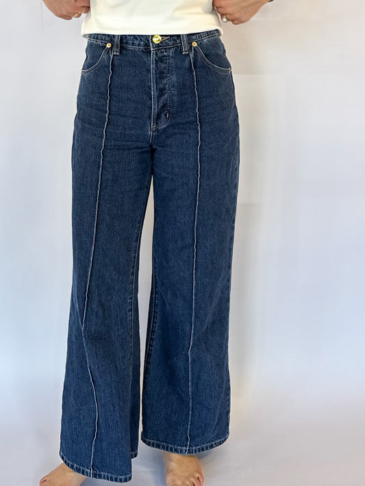 THE SAILOR SCOOP JEANS - PACIFIC BLUE