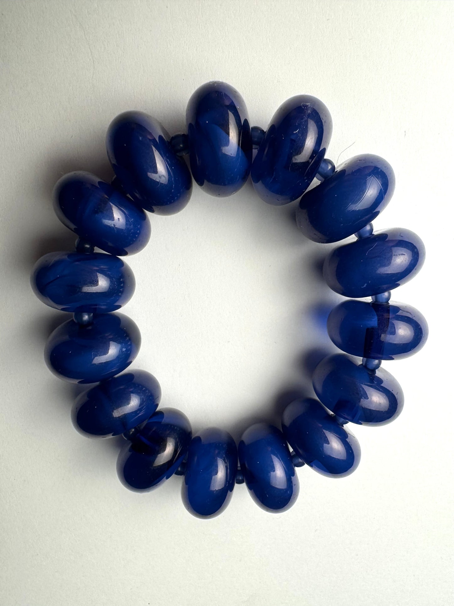 Navy Chunky Bracelet