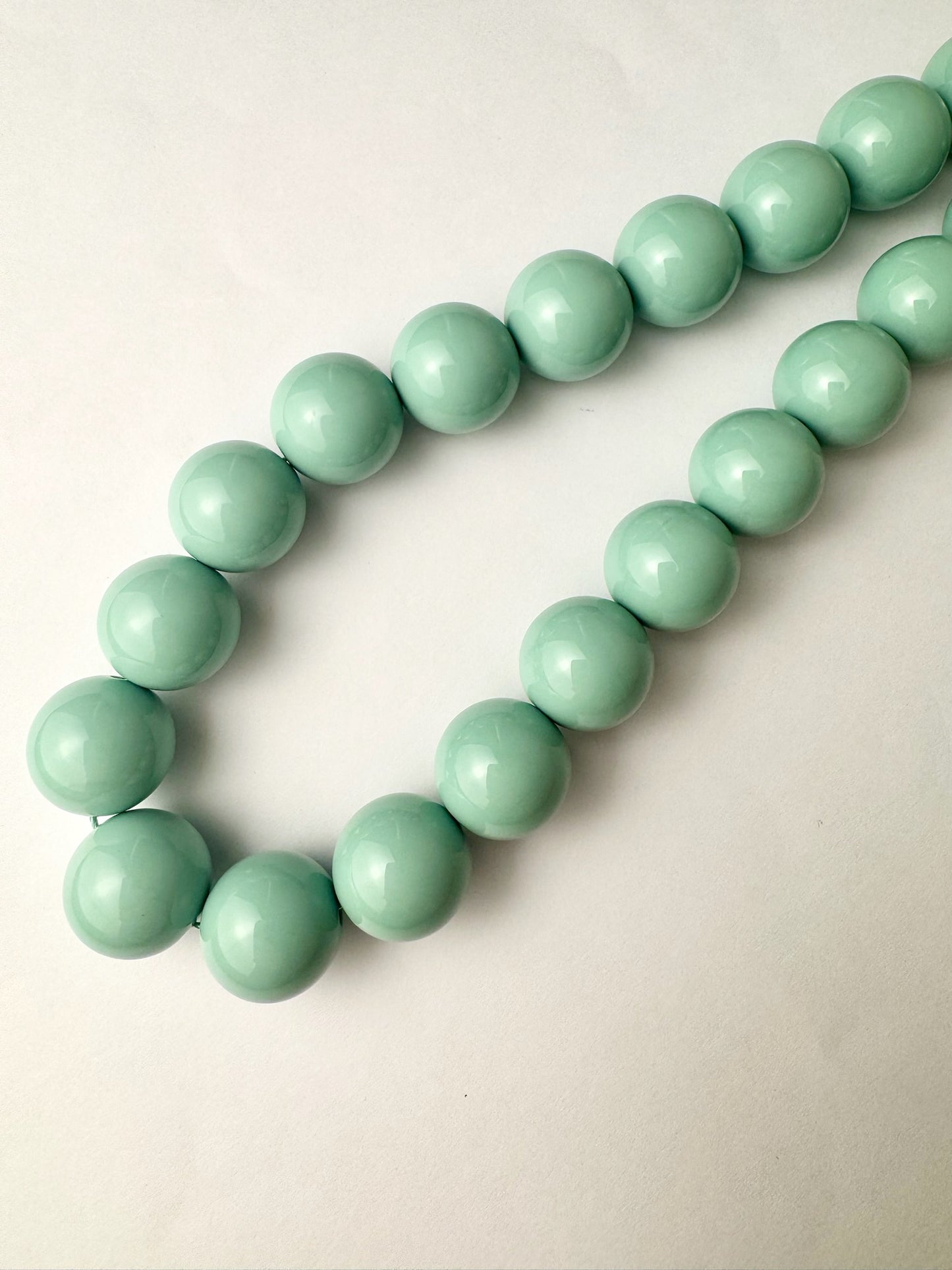 Aqua Beaded Necklace