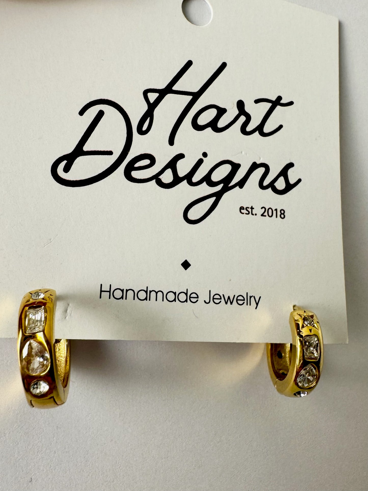 Gold Huggie Earrings