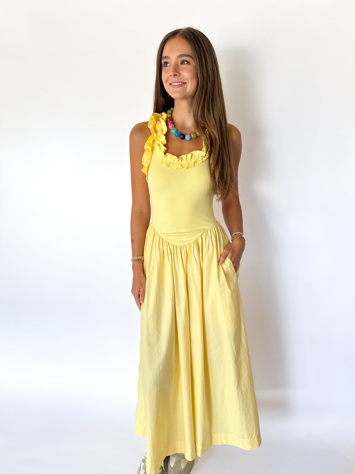 THE GRACIE DROP WAIST DRESS