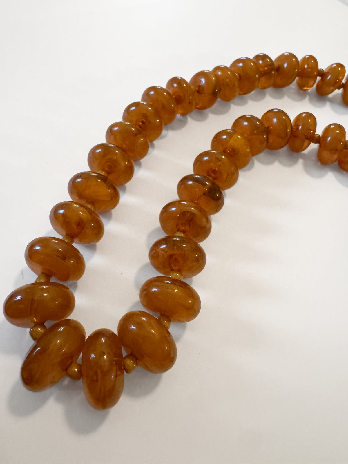 Brown Chunky Beaded Necklace