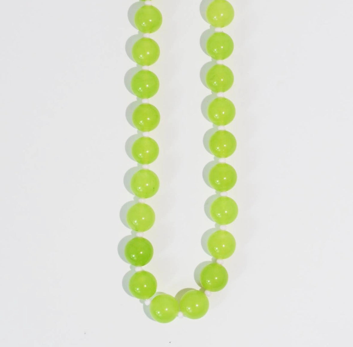 Green Small Beaded Necklace