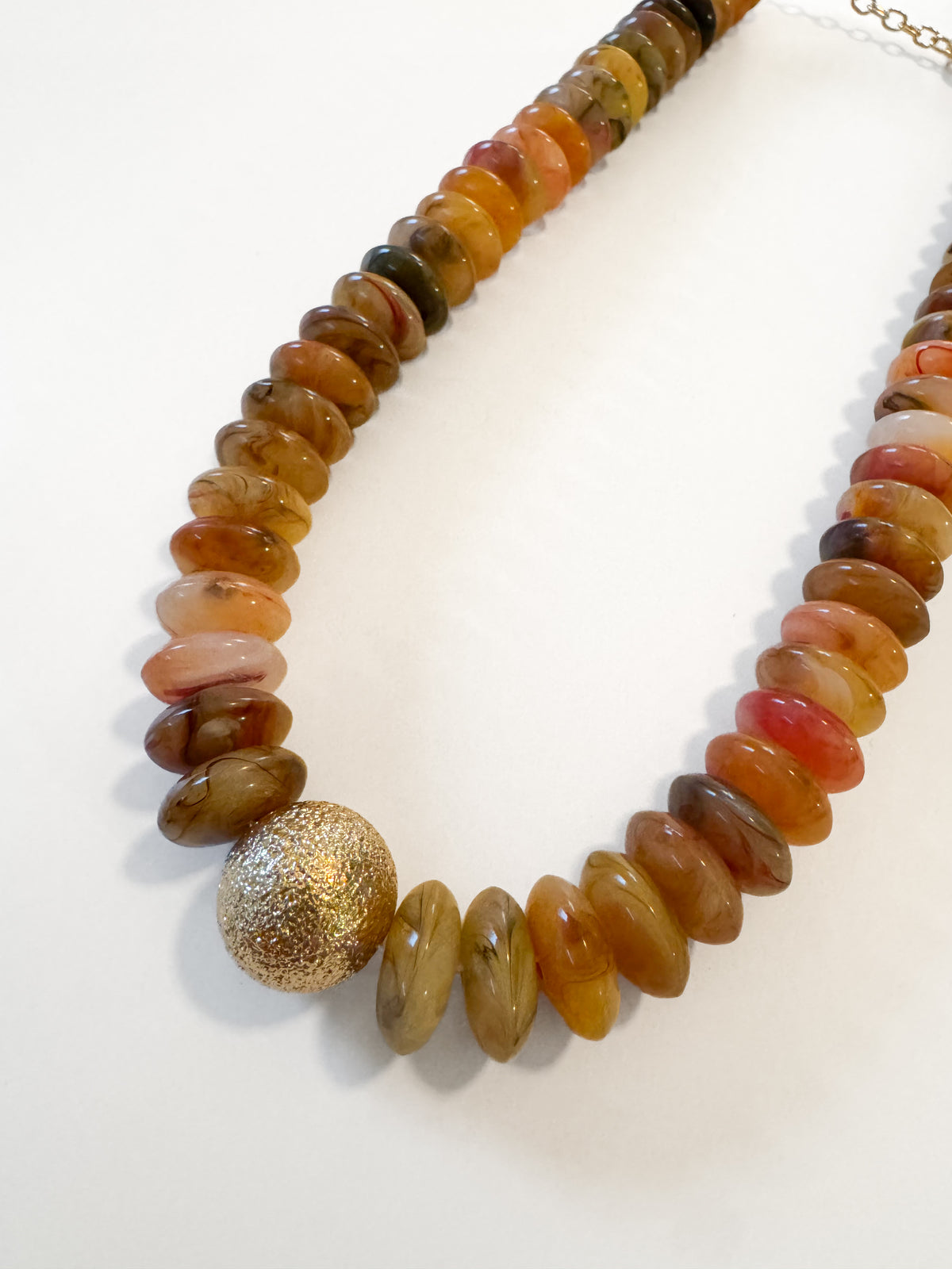 Fall Multi Beaded Necklace