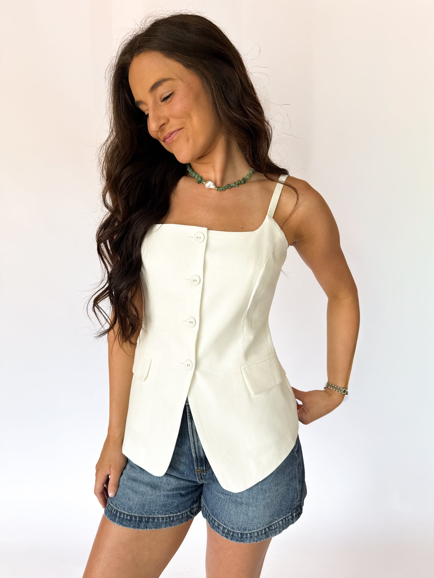 NOVA LINEN VEST