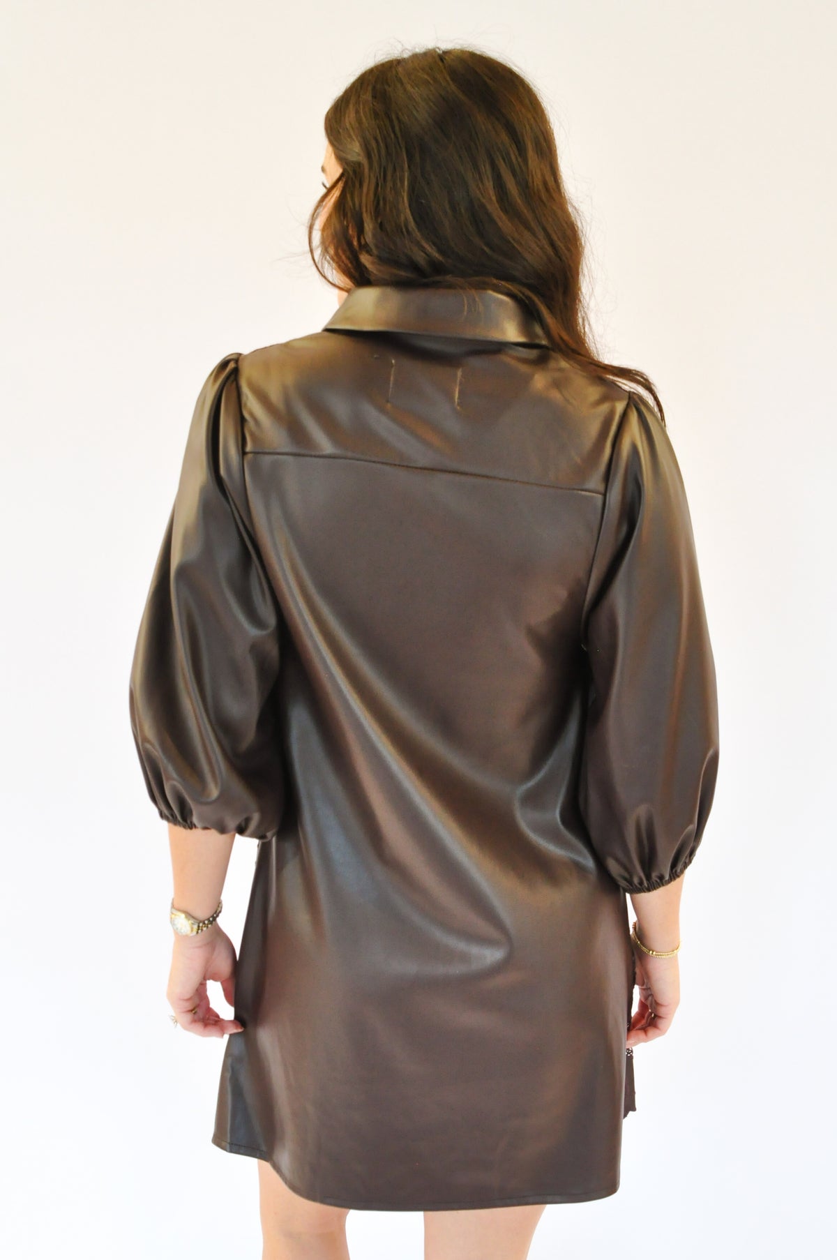 THE ELIZABETH LEATHER DRESS