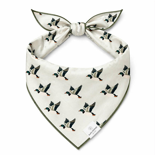 Mallard Duck Dog Bandana: L/XL
