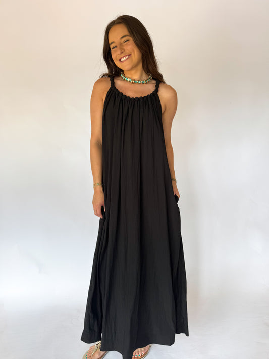 THE ISLA MAXI DRESS - BLACK