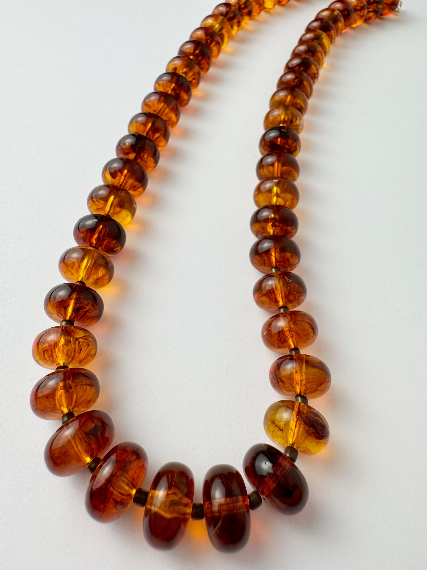 Tortoise Small Bead Necklace
