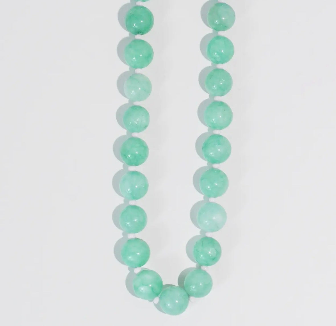 Blue Small Beaded Necklace