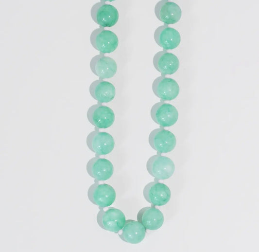 Blue Small Beaded Necklace