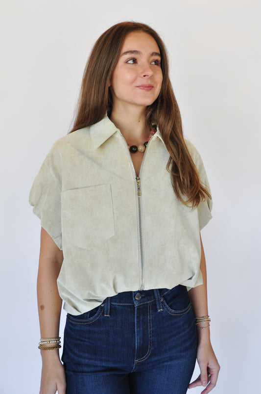 THE CHARLOTTE TOP - CREAM