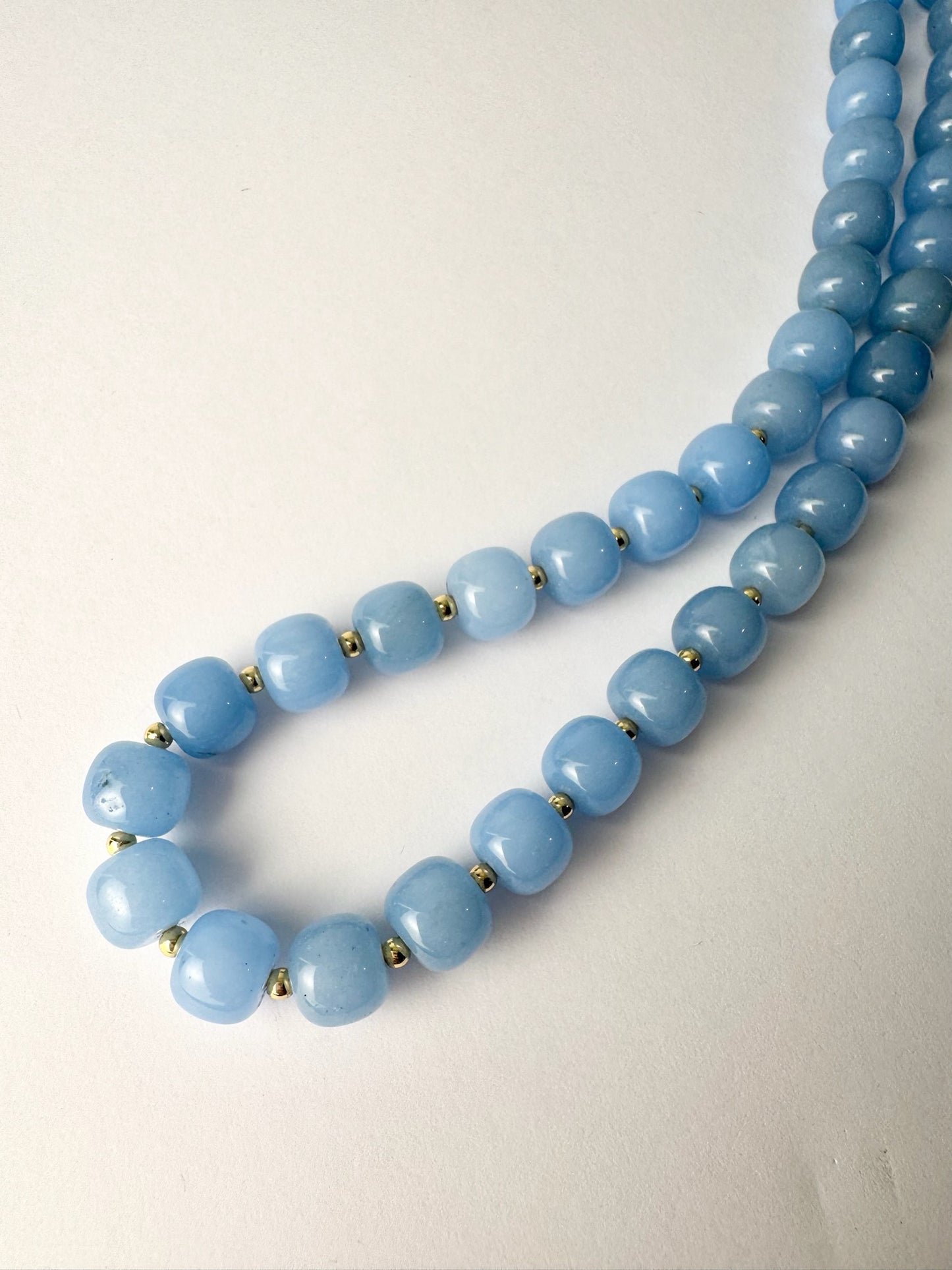 Periwinkle Small Beaded Necklace