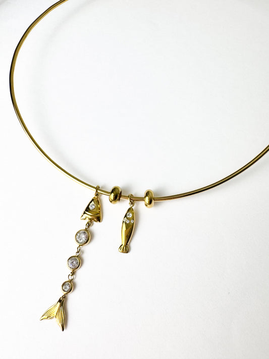 Gold Fish Choker