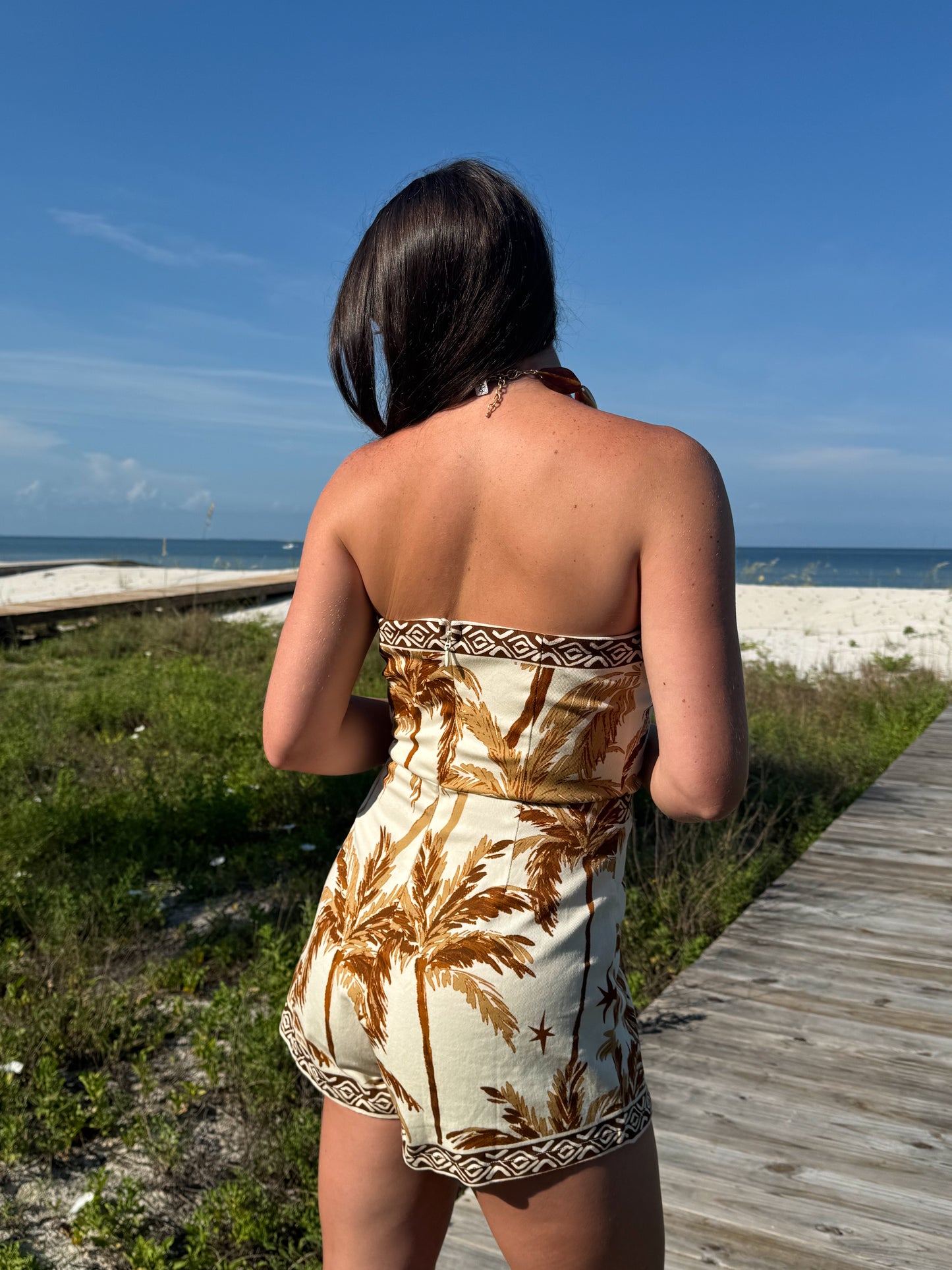 THE PALM COVE ROMPER