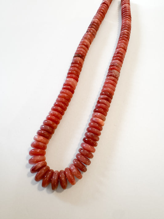 Pink/Mauve Small Beaded Necklace