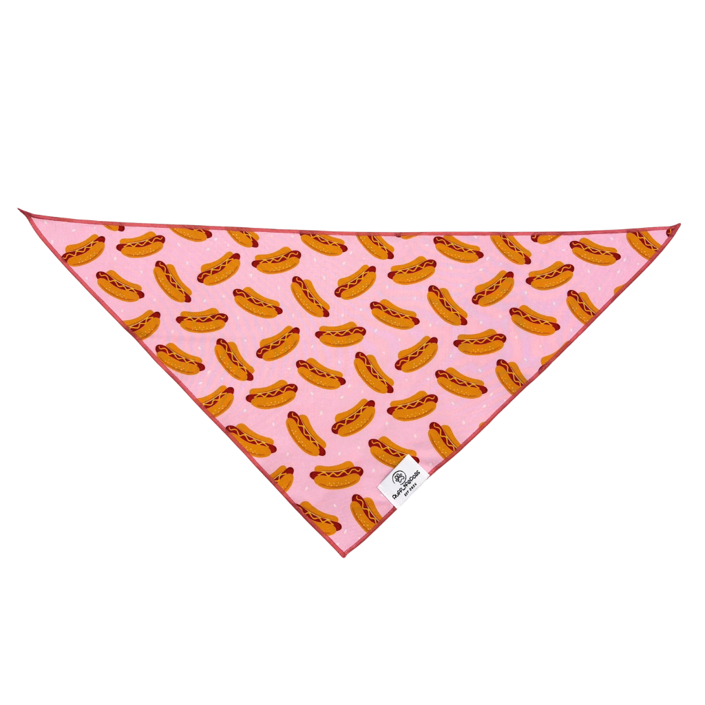 Hot Dog, Dog Bandana: L/XL