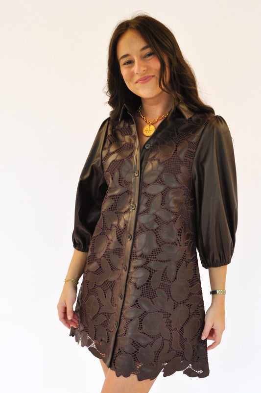 THE ELIZABETH LEATHER DRESS