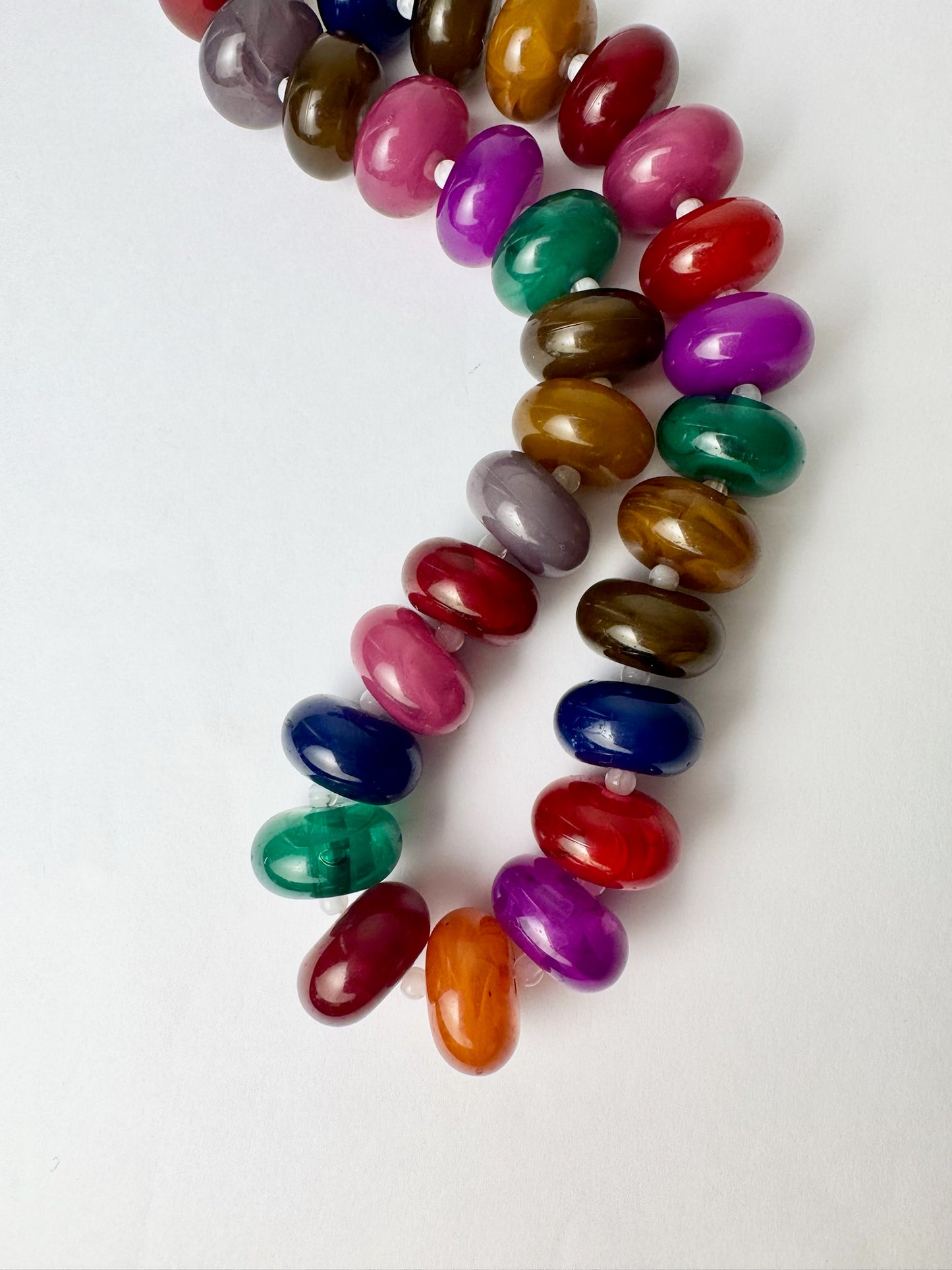 Multi Color Beaded Necklace