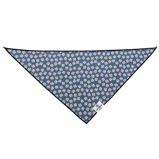 Baseball Game Day Dog Bandana: S/M