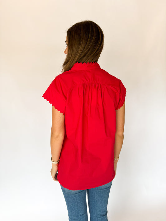 HANNAH RIC RAC BLOUSE
