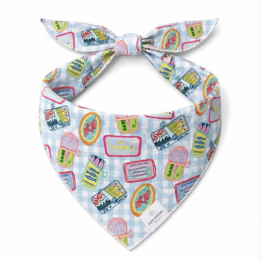 Sardines Dog Bandana: S/M