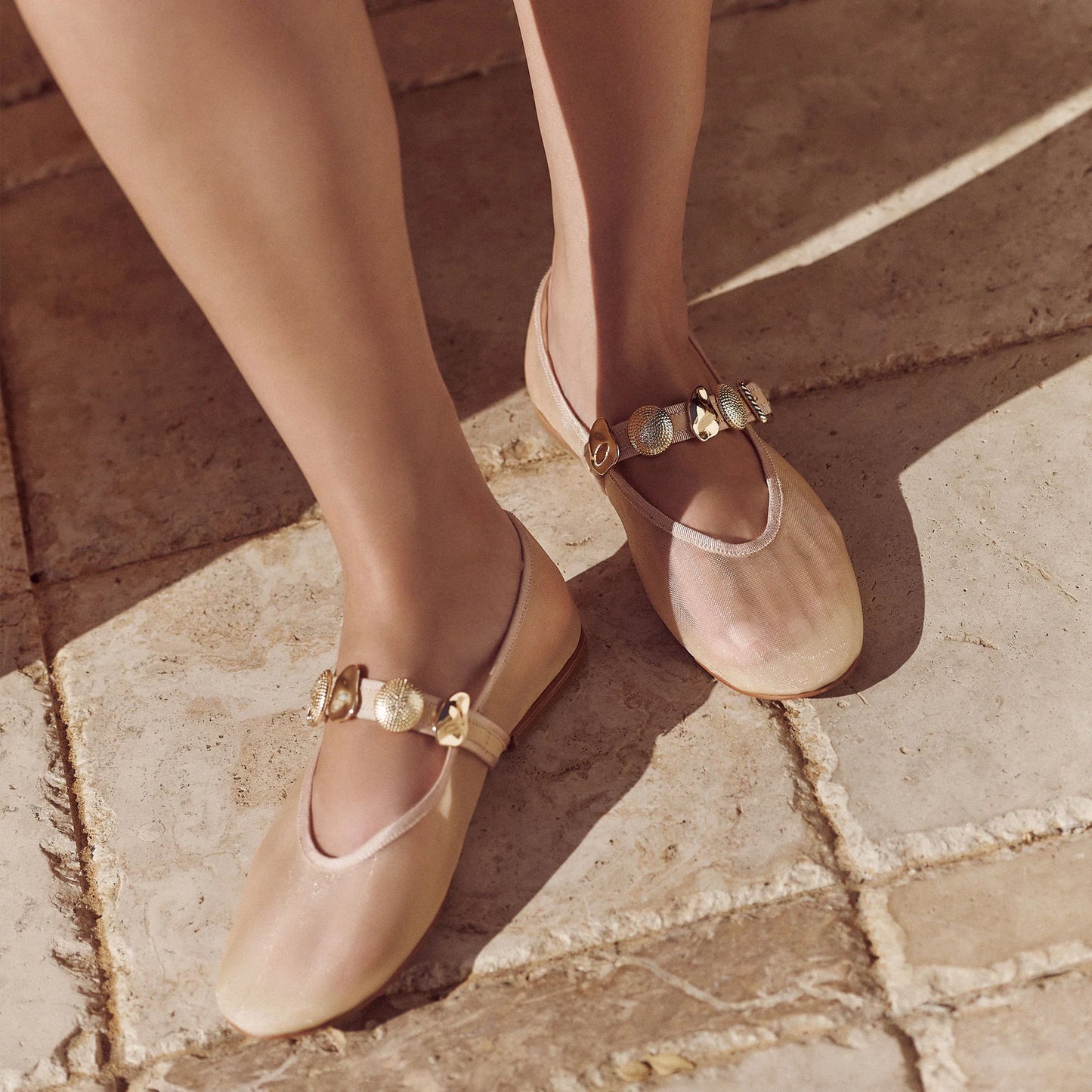 RELAN MESH MARY JANE FLAT