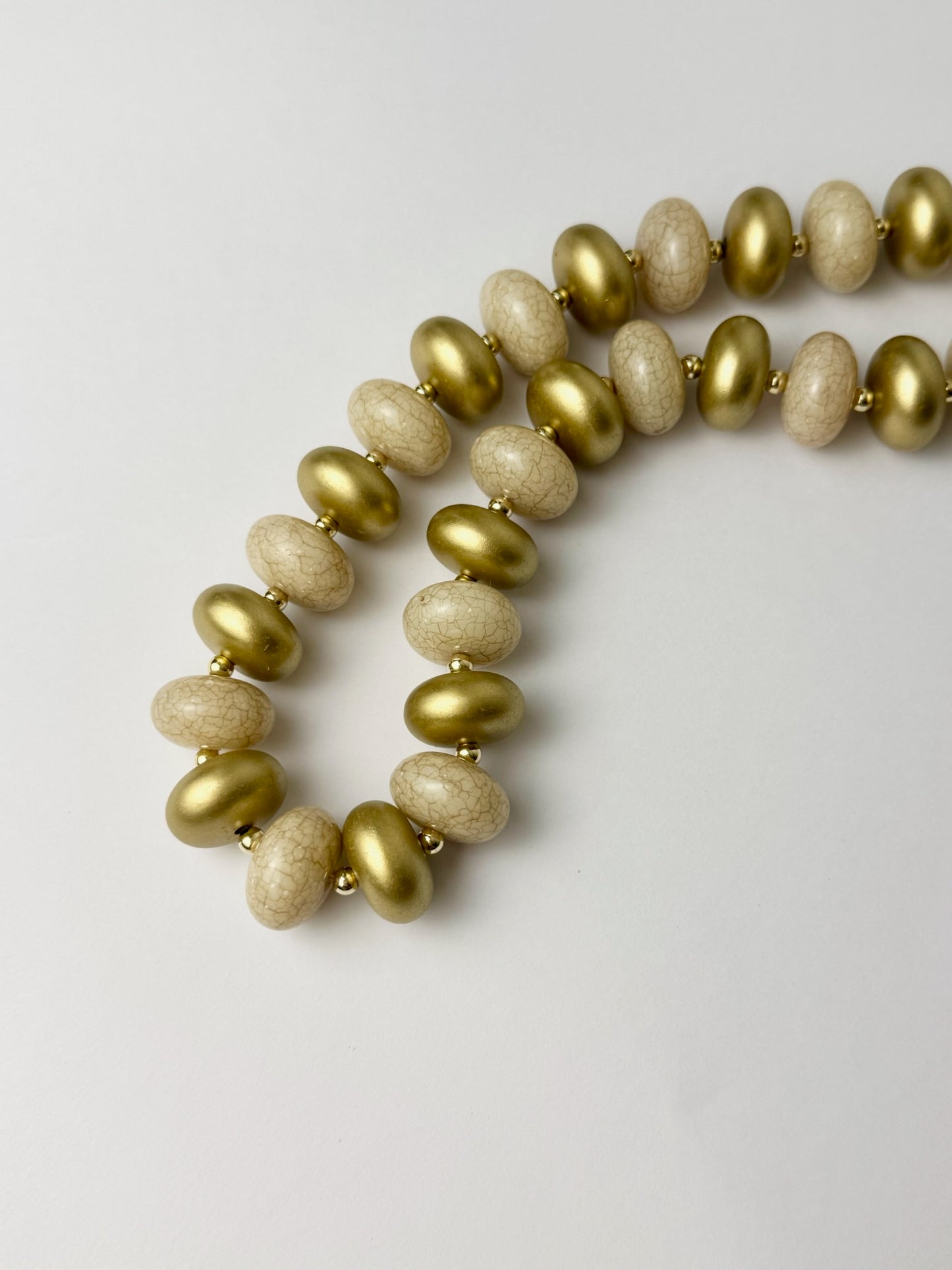 Gold Beaded Necklace