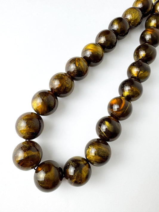 Brown Shimmer Necklace