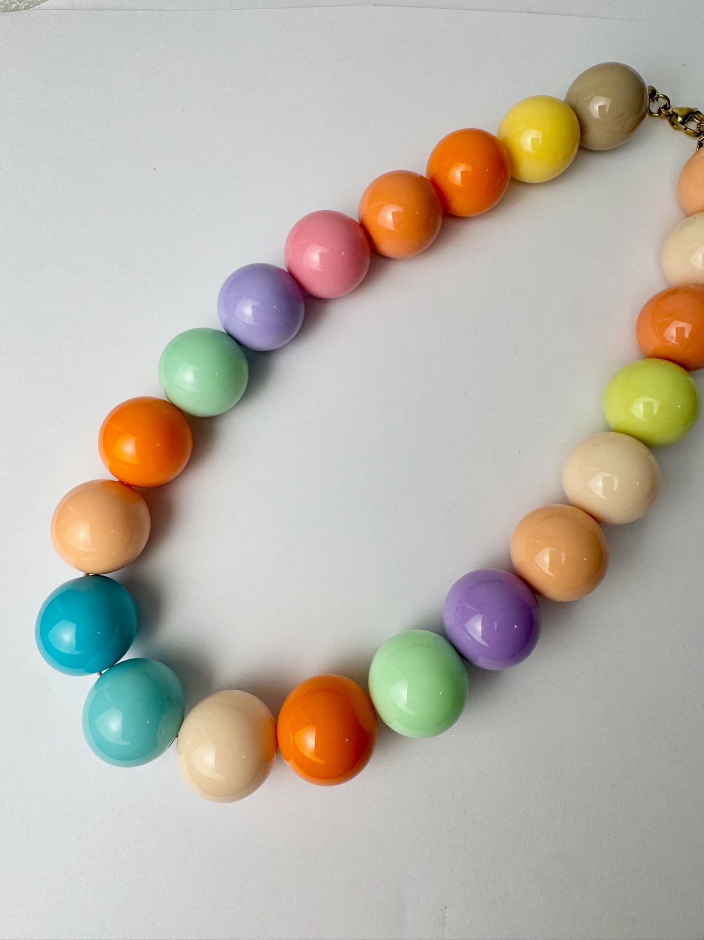 Multi Round Bead Necklace