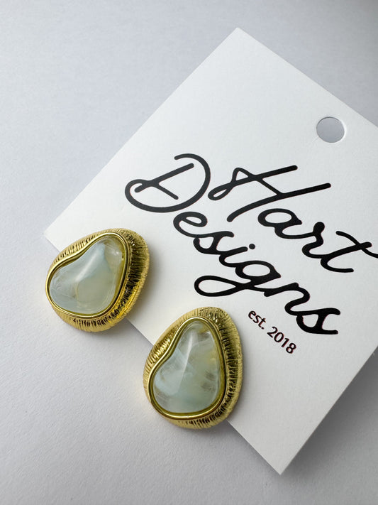 Blue & Gold Studs