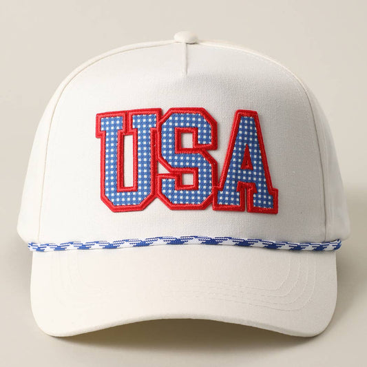 USA HAT: ROYAL BLUE
