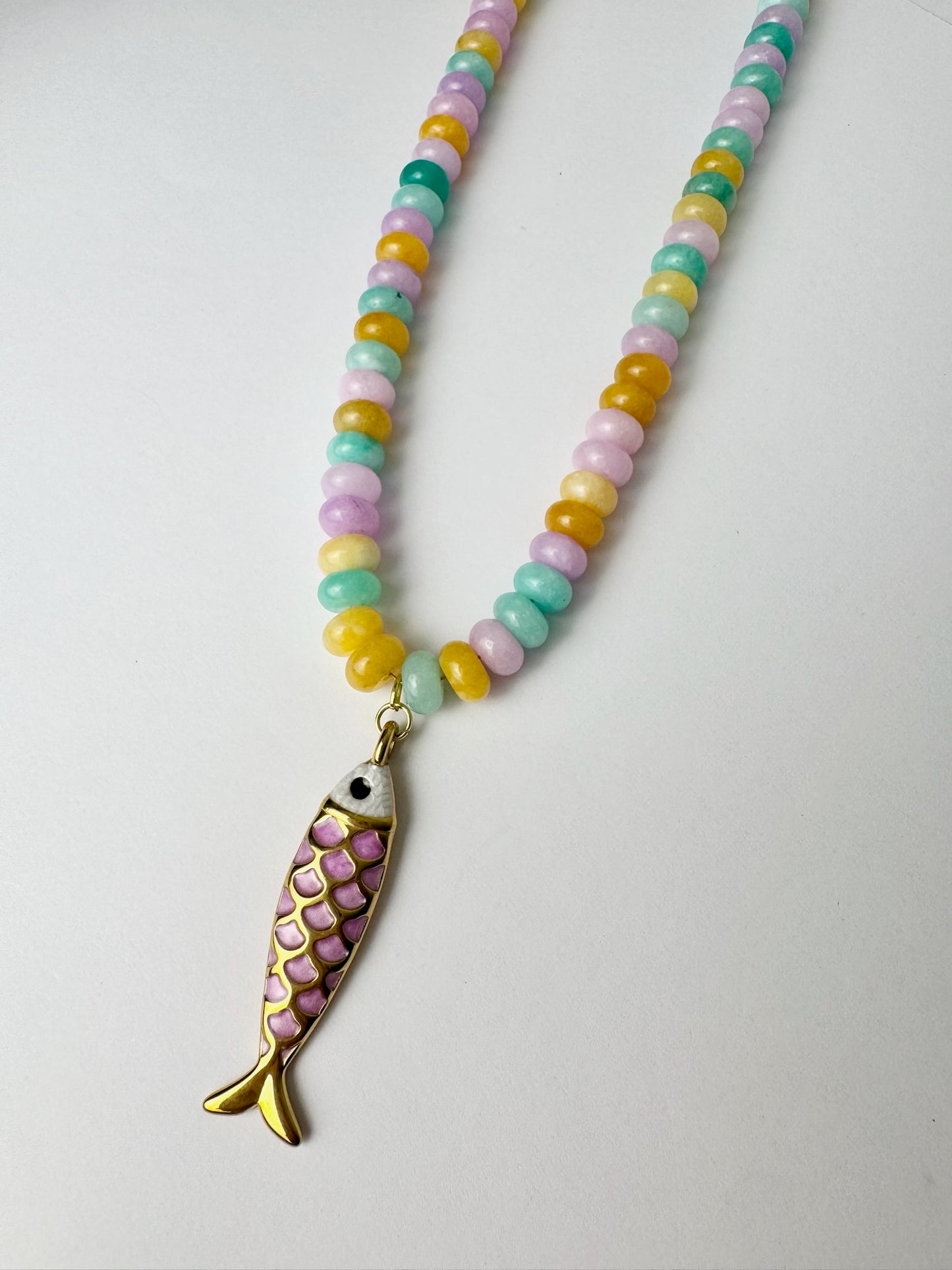 Light Purple Multi Bead Necklace