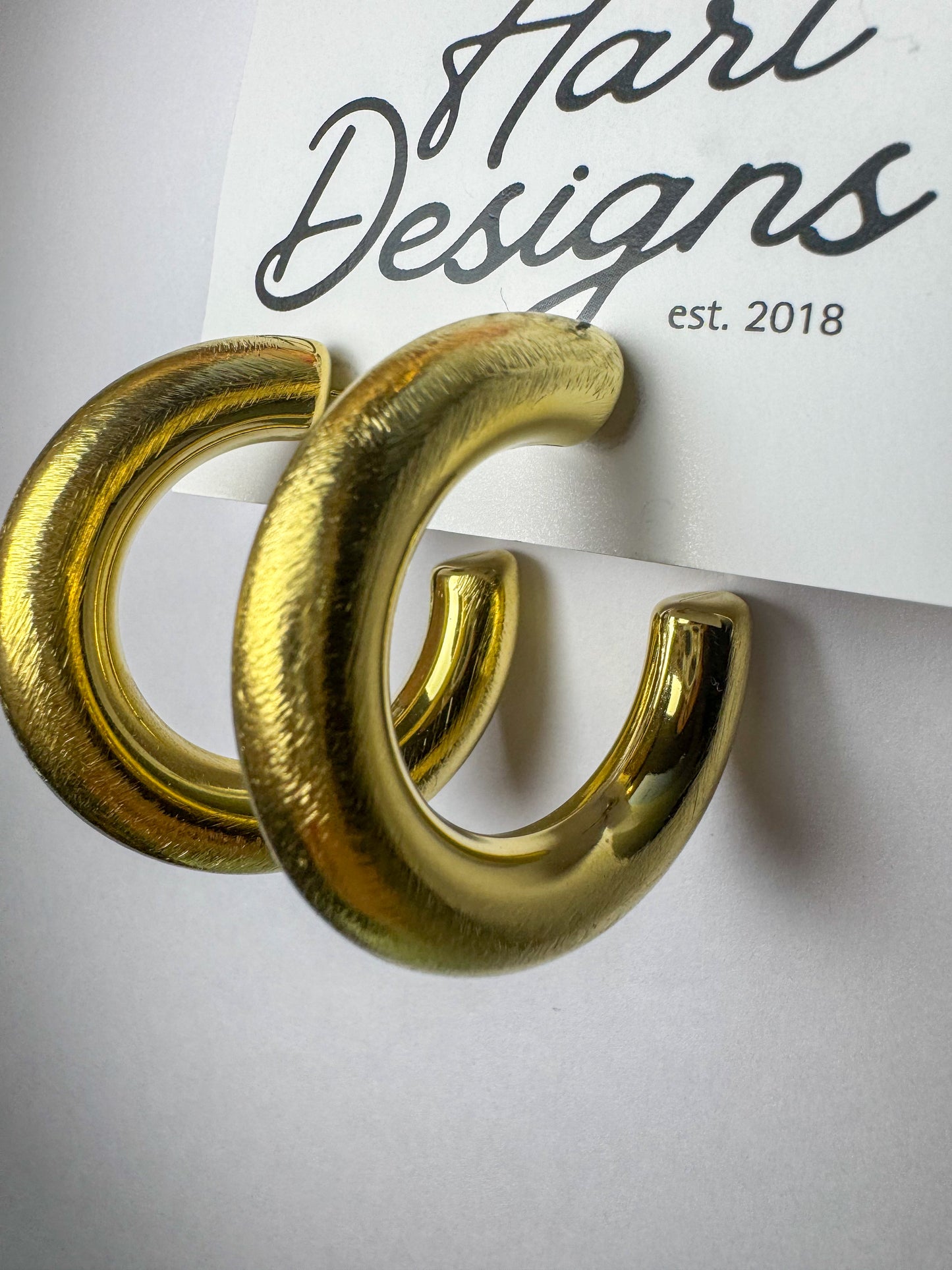 Gold Hoop Earrings