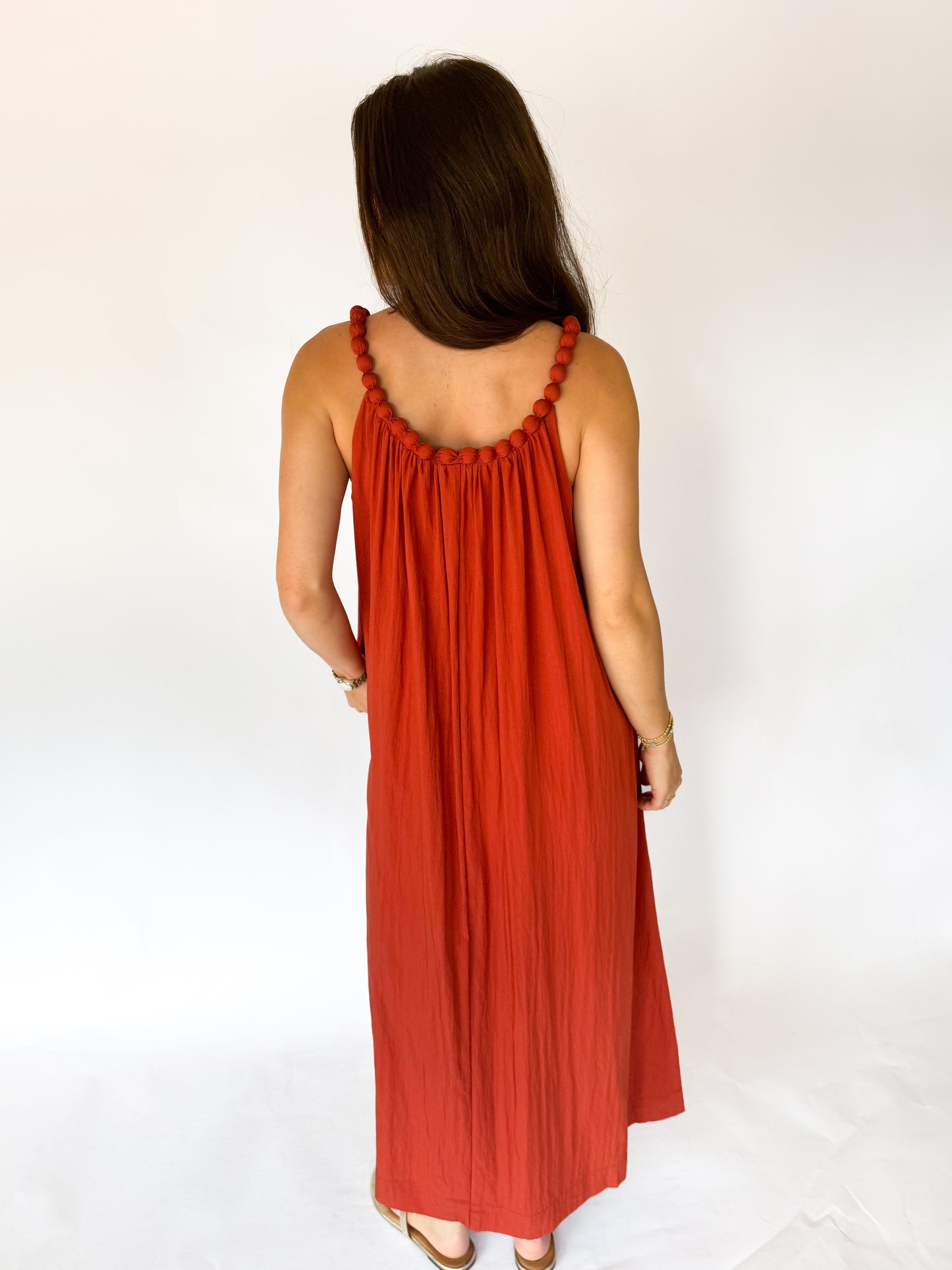 THE ISLA MAXI DRESS - RUST