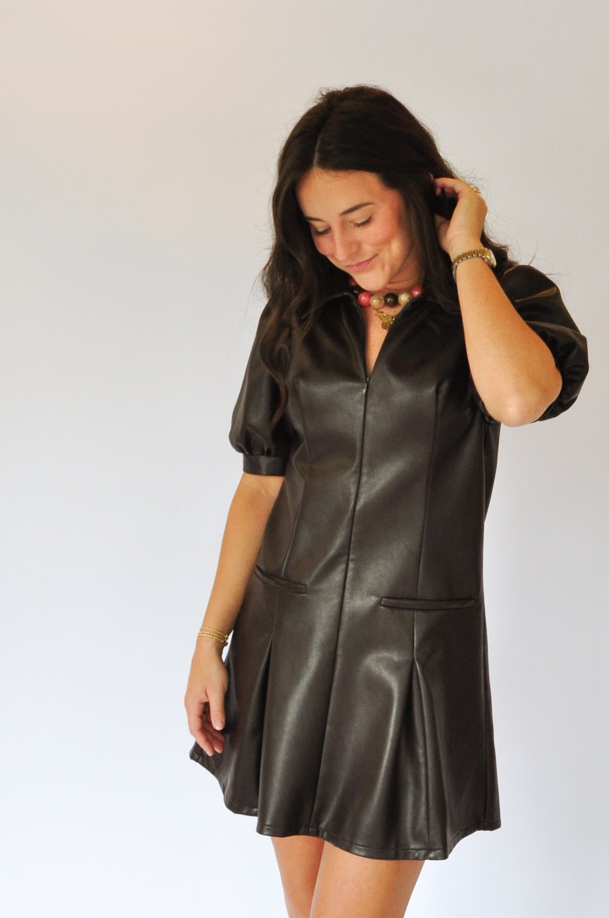 THE HOLLAND LEATHER DRESS